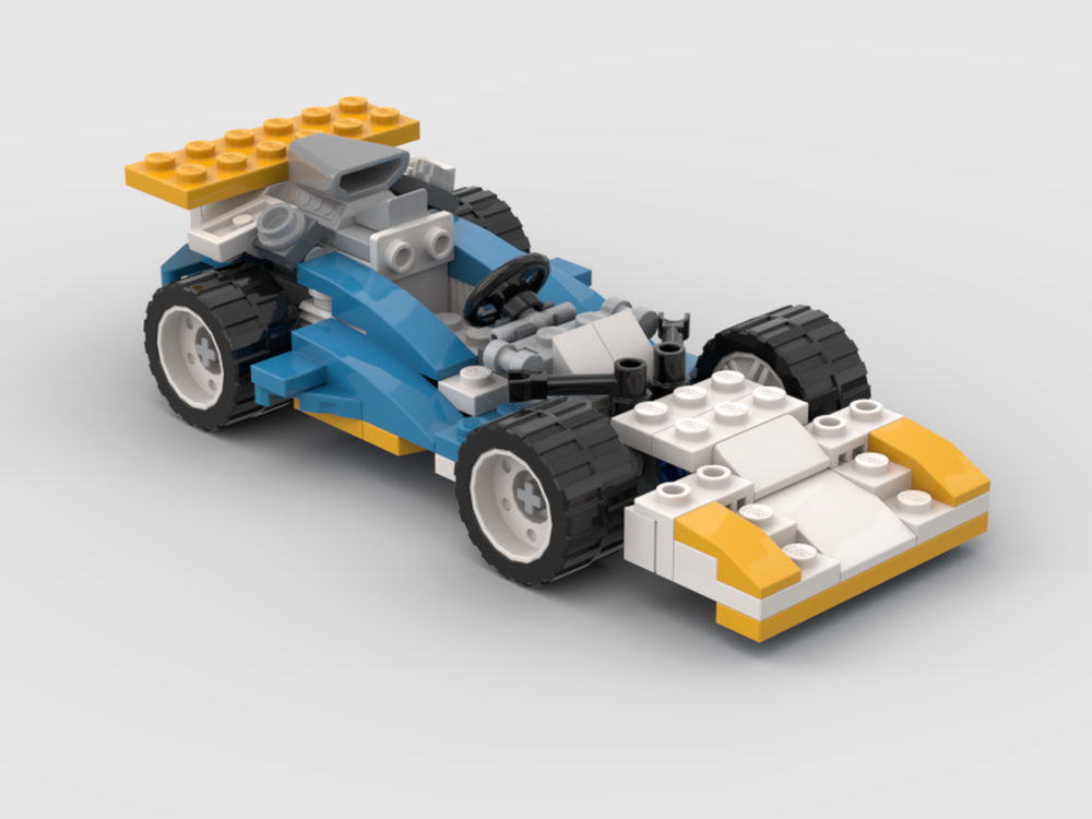 LEGO MOC Mad Racer 31072 alternate by DRT16 Rebrickable Build with LEGO