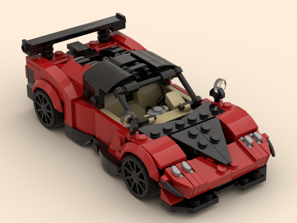 LEGO MOC Pagani Huayra 4in1 by Xayadude | Rebrickable - Build with LEGO