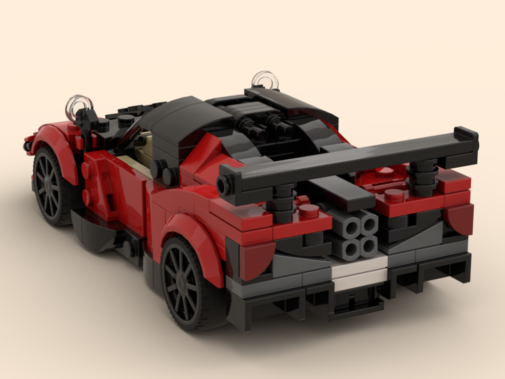 LEGO MOC Pagani Huayra 4in1 by Xayadude | Rebrickable - Build with LEGO