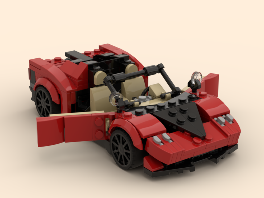 LEGO MOC Pagani Huayra 4in1 by Xayadude | Rebrickable - Build with LEGO