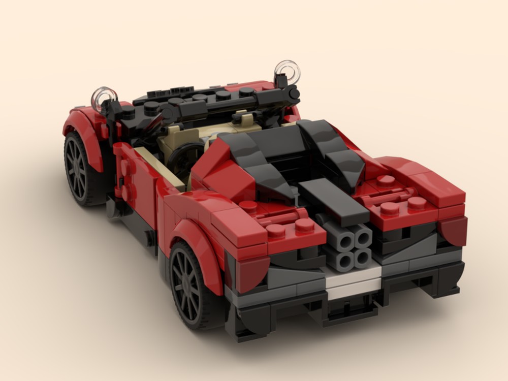 LEGO MOC Pagani Huayra 4in1 by Xayadude | Rebrickable - Build with LEGO