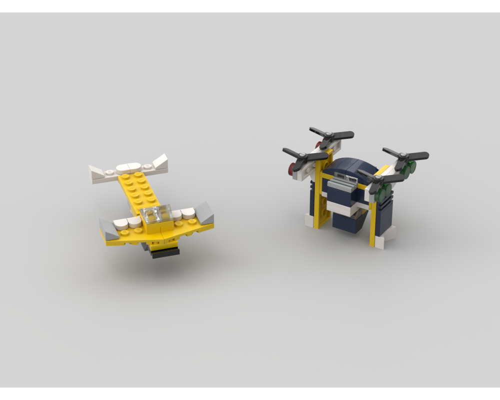 LEGO MOC 30540x2 Concept drones by XperiMent Rebrickable Build with