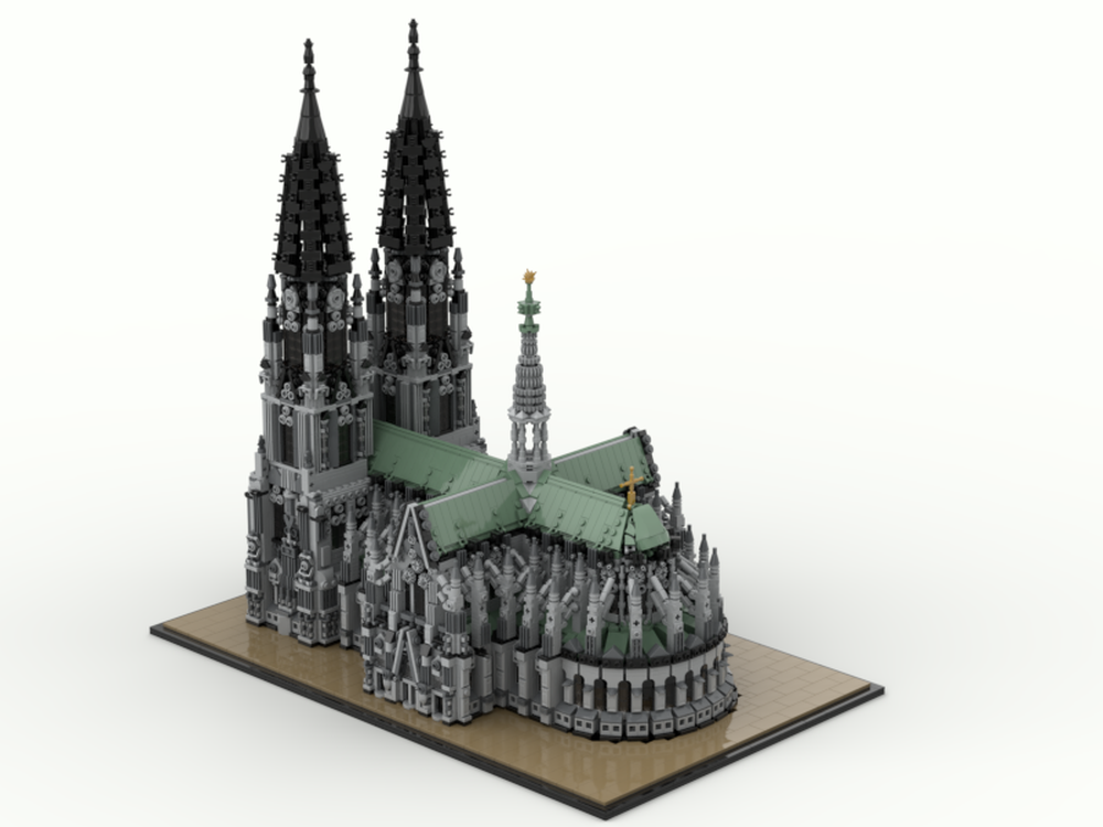 LEGO MOC Cologne Cathedral by Pontus_Gehrmann_MOCS | Rebrickable ...