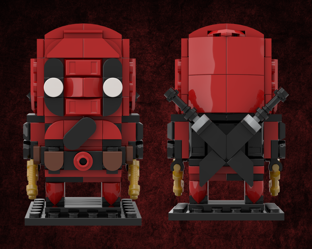LEGO MOC-191806 Deadpool by Astraioth | Rebrickable - Build with LEGO