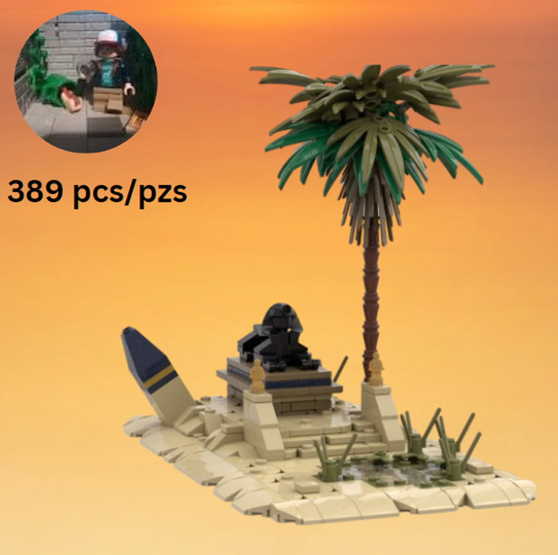 LEGO MOC statue in the desert by dokladnyklocek | Rebrickable - Build ...