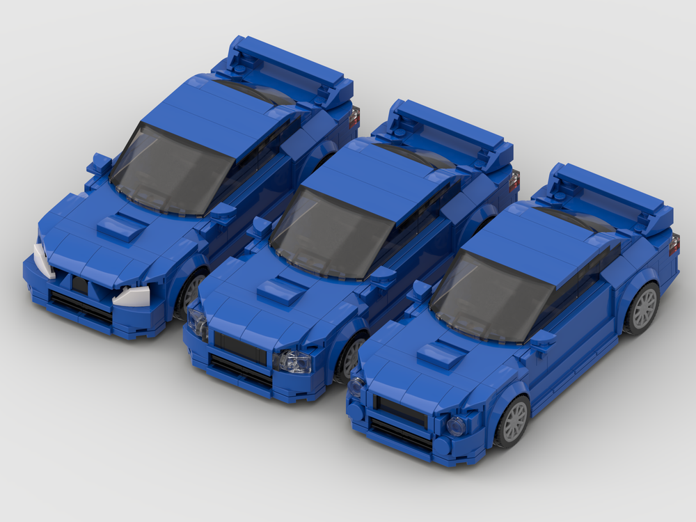 LEGO MOC Subaru Impreza WRX STI - 2nd Generation (2000-2007) Bugeye ...