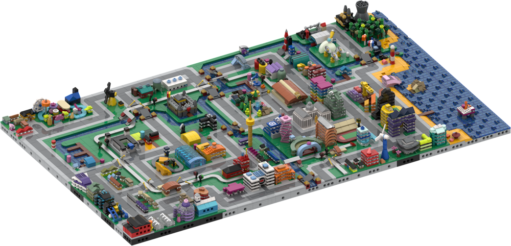 LEGO MOC-191897 Click City V4 by VDWWD | Rebrickable - Build with LEGO