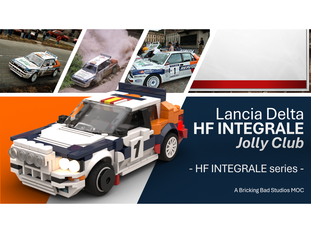 LEGO MOC-191969 Lancia Delta-HF INTEGRALE Jolly Club (HF INTEGRALE ...