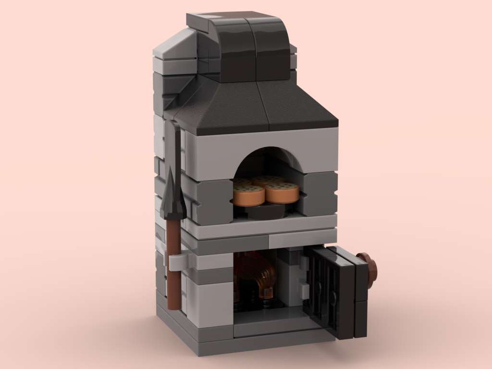 LEGO MOC Medieval Bakery Oven by Architect5516 | Rebrickable - Build ...