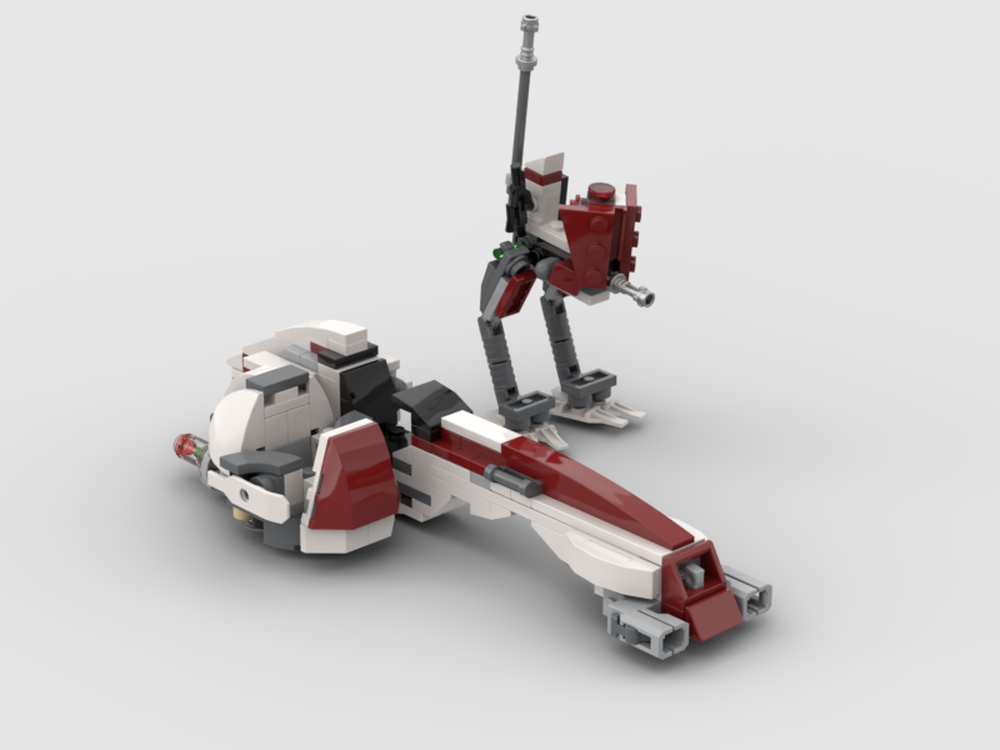 MOC-192254 AT-RT and modeficated BARC speeder