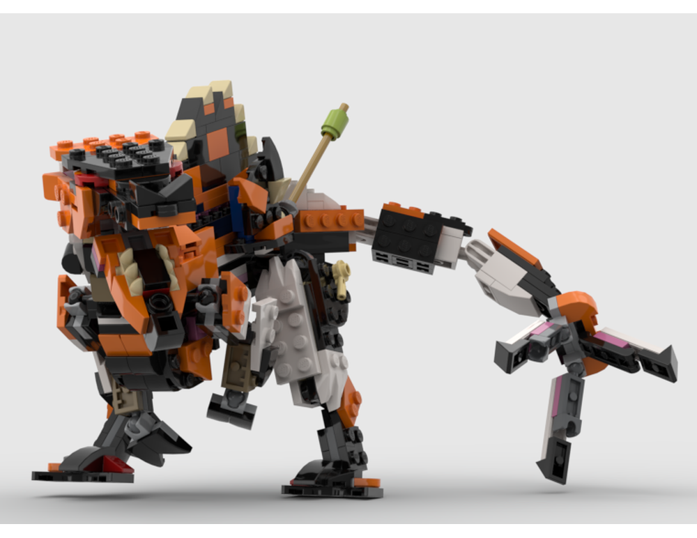 LEGO MOC 31129 slaughterspine (horizon forbiden west) by Ddommark