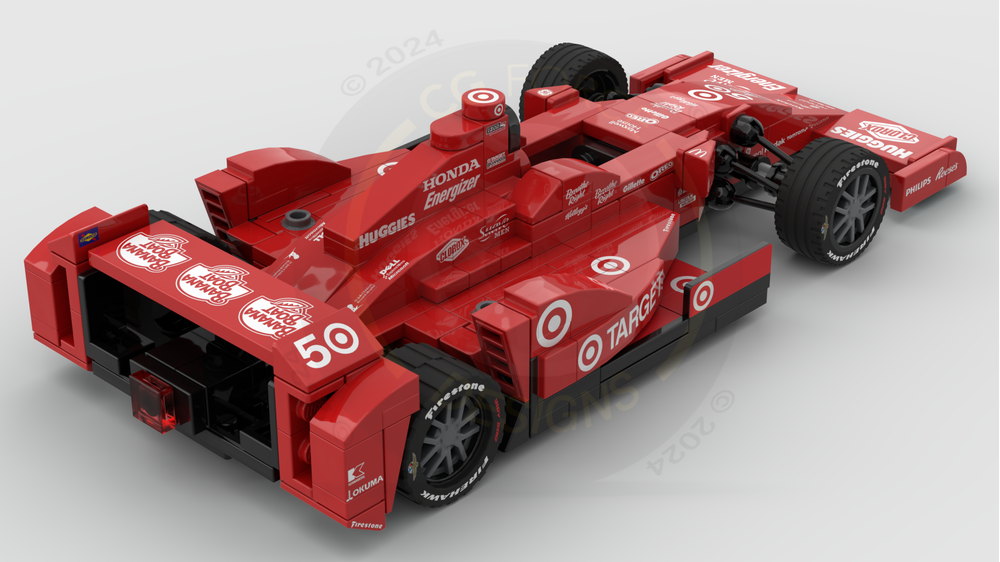 LEGO MOC-192276 Indycar 2012 CGR Franchitti Oval by CGForceDesigns