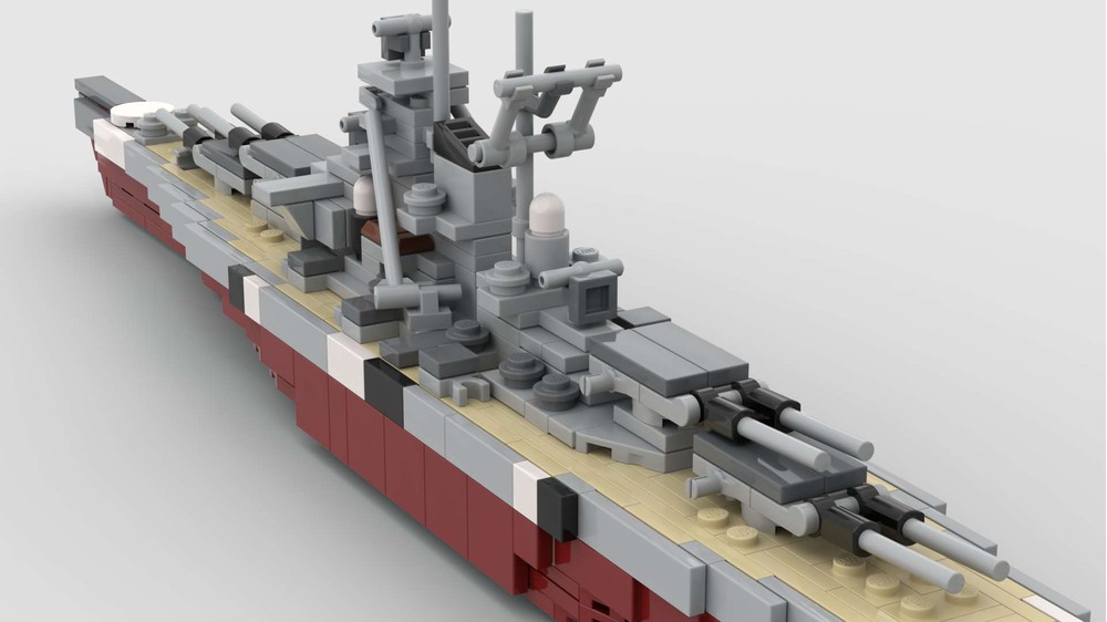 LEGO MOC KMS Bismarck by RMC1138 | Rebrickable - Build with LEGO