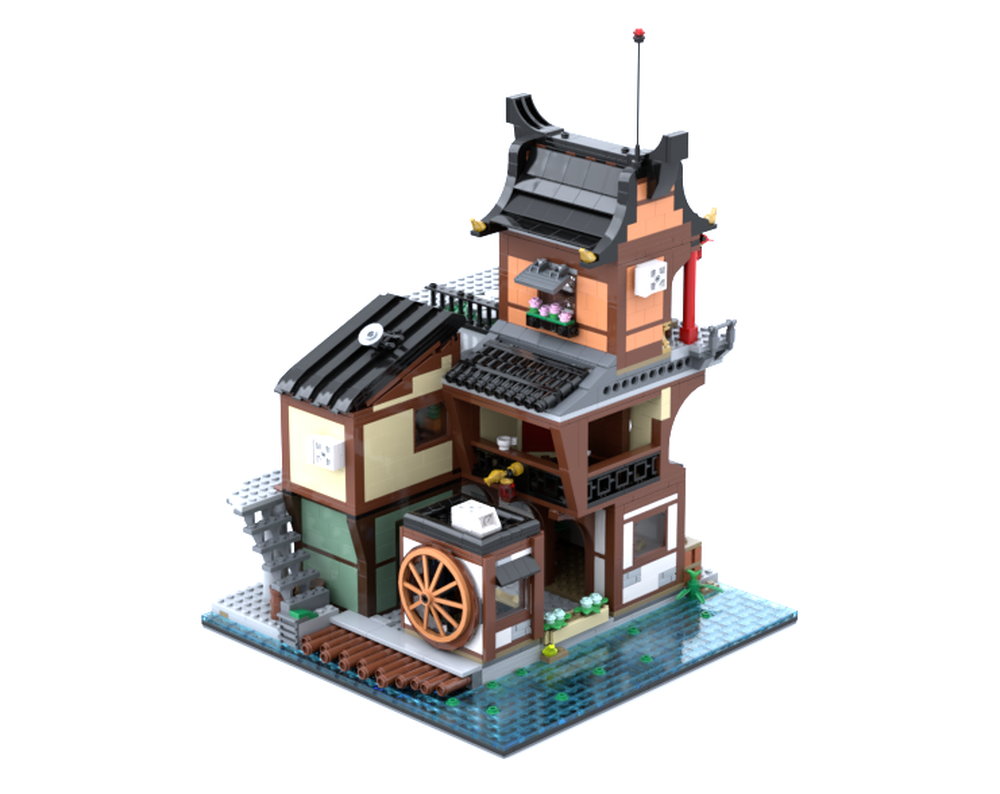 LEGO MOC NINJAGO city Inner corner by CT-2007 | Rebrickable