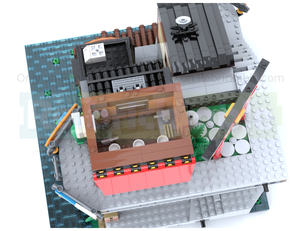 LEGO MOC-192281 NINJAGO city Inner corner V2 by CT-2007 | Rebrickable ...