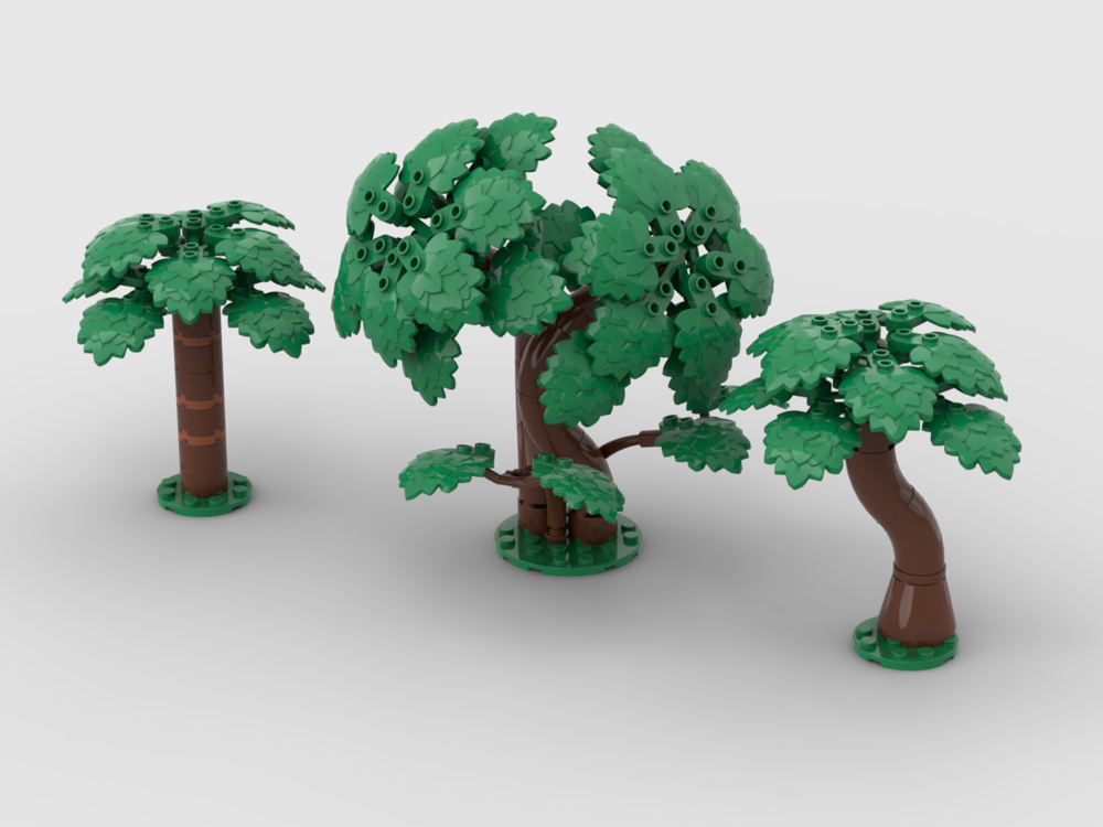 LEGO MOC Tree Design Base on part 5058 by gabizon | Rebrickable - Build ...