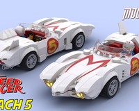 LEGO MOC MOCturnal Speed Racer MACH 5 by MOCturnal | Rebrickable