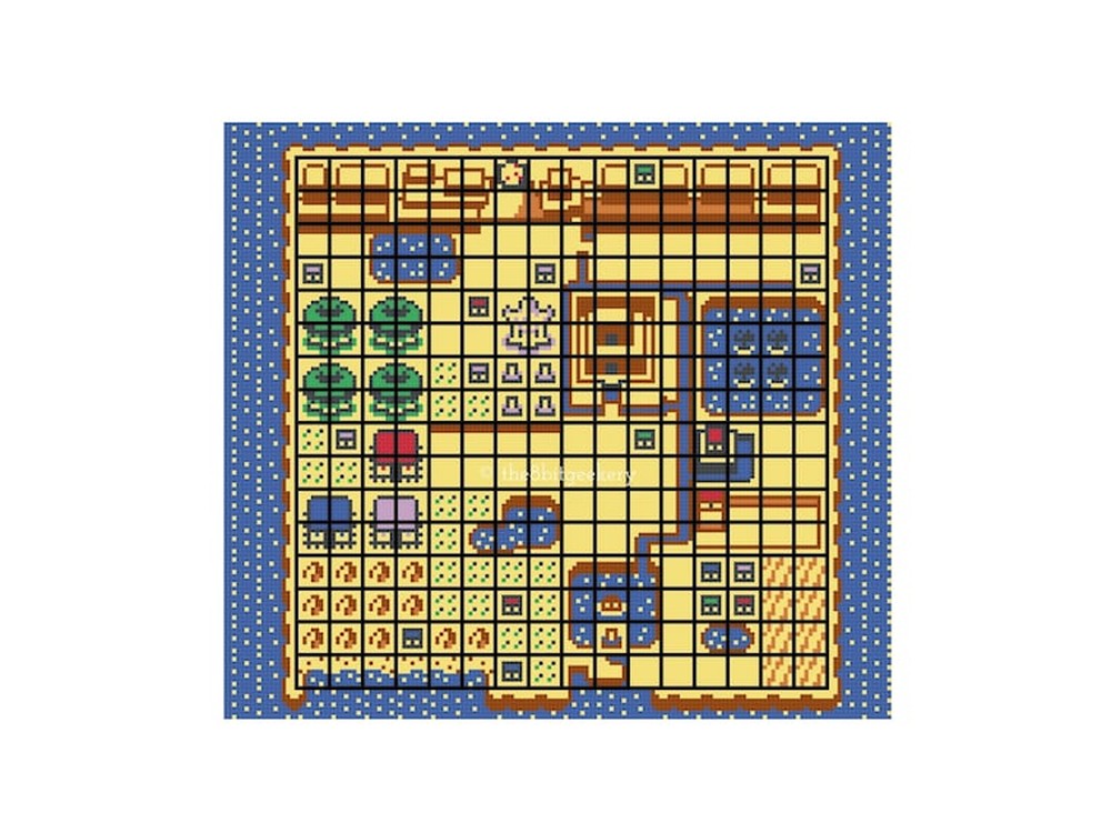 LEGO MOC-192372 Link's Awakening Mini Map by Madogmania | Rebrickable ...
