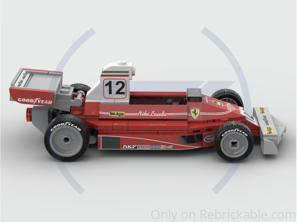 LEGO MOC F1 Ferari 312T by Pit Lane Bricks Factory Rebrickable