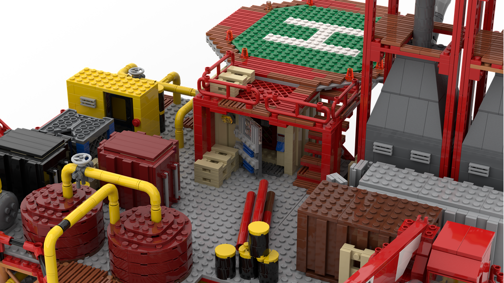 LEGO MOC-192438 Rust small oilrig by ABRISSBIRNE27 | Rebrickable ...