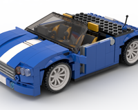 31070 Sporty mid-engined convertible