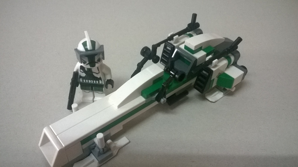 lektie Bliv overrasket side LEGO MOC 7913 Clone Trooper Speeder MOD by _filipe_ | Rebrickable - Build  with LEGO