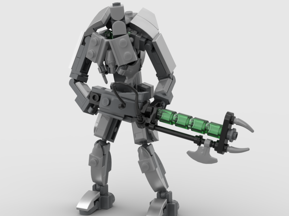 LEGO MOC Necron Warrior 40k by Mattlad | Rebrickable - Build with LEGO