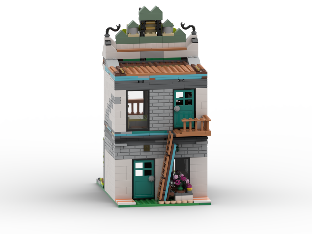 LEGO MOC Barber Salon by mjBricks | Rebrickable - Build with LEGO