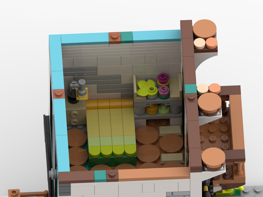 LEGO MOC Barber Salon by mjBricks | Rebrickable - Build with LEGO