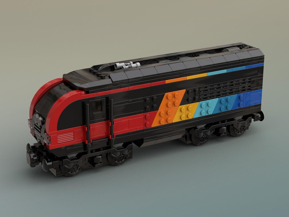 LEGO MOC-192684 Rainbow Locomotive by jamisonwieser | Rebrickable