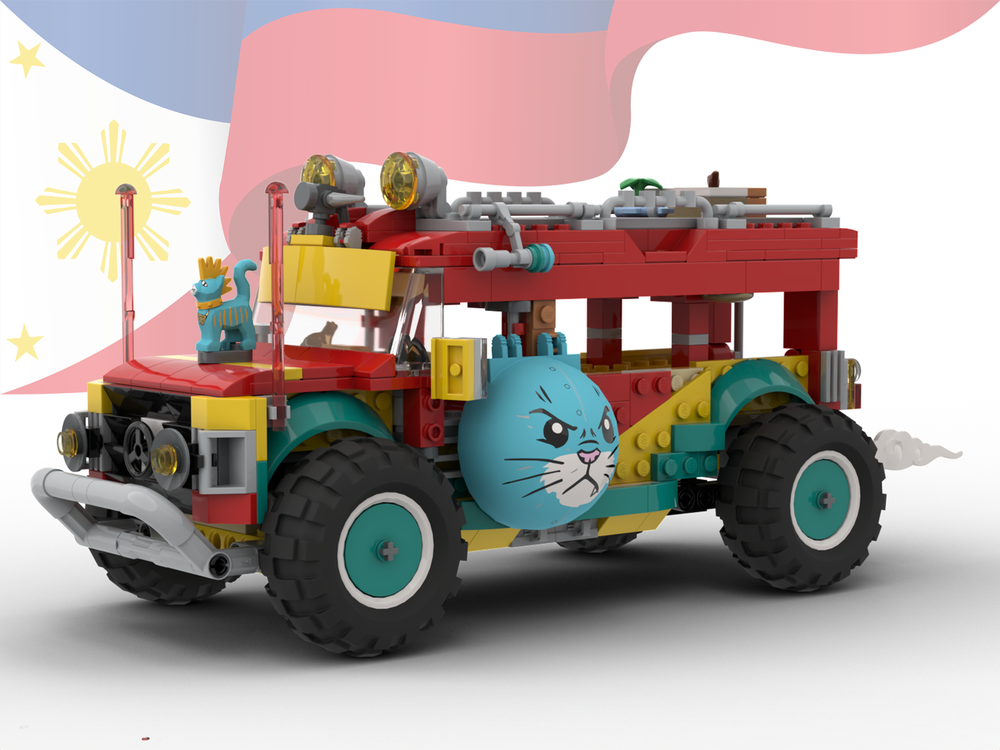 LEGO MOC Jeepney of the Philippines by gubsters | Rebrickable - Build ...