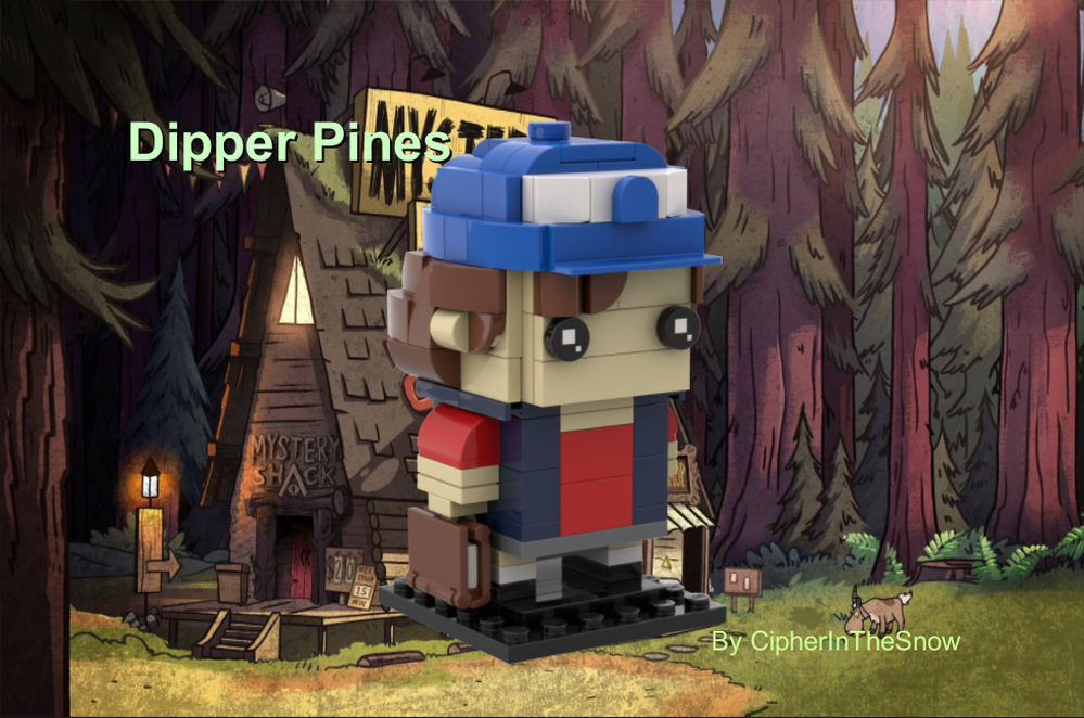 LEGO MOC Dipper Pines by CipherInTheSnow | Rebrickable - Build with LEGO