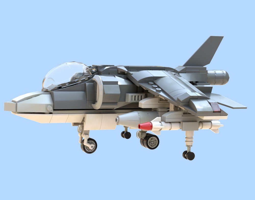 LEGO MOC Harrier Jet by RustyRunt | Rebrickable - Build with LEGO