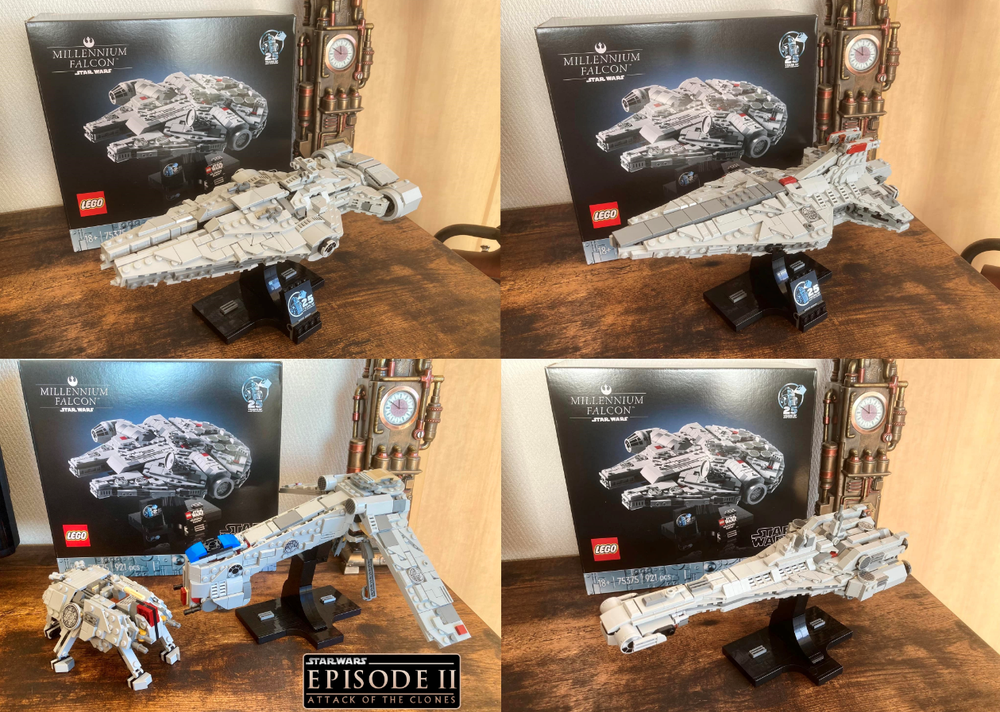 LEGO MOC 75375 Falcon Rebuild 4 Pack by CreationCaravan
