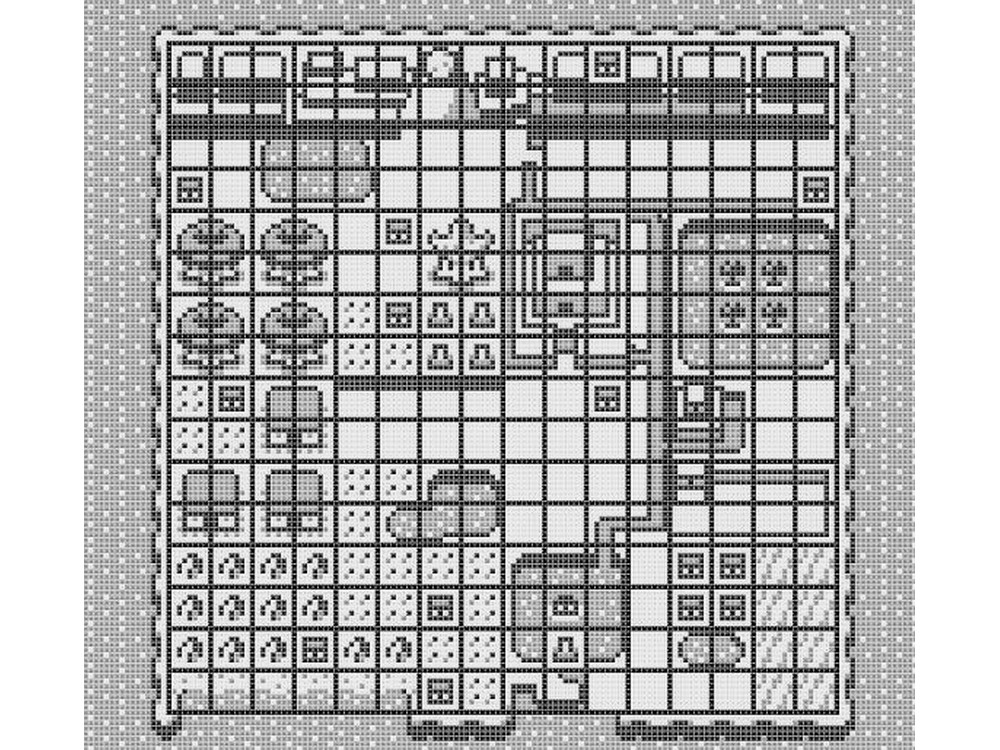 LEGO MOC-192789 Link's Awakening Mini Map Gray by Madogmania ...