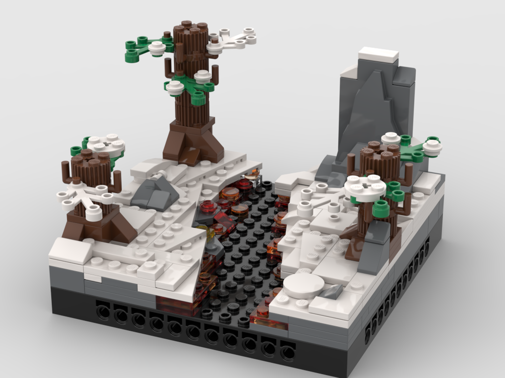 LEGO MOC Duel on Starkiller Base MOD by Falconeagle117 Rebrickable Build with LEGO