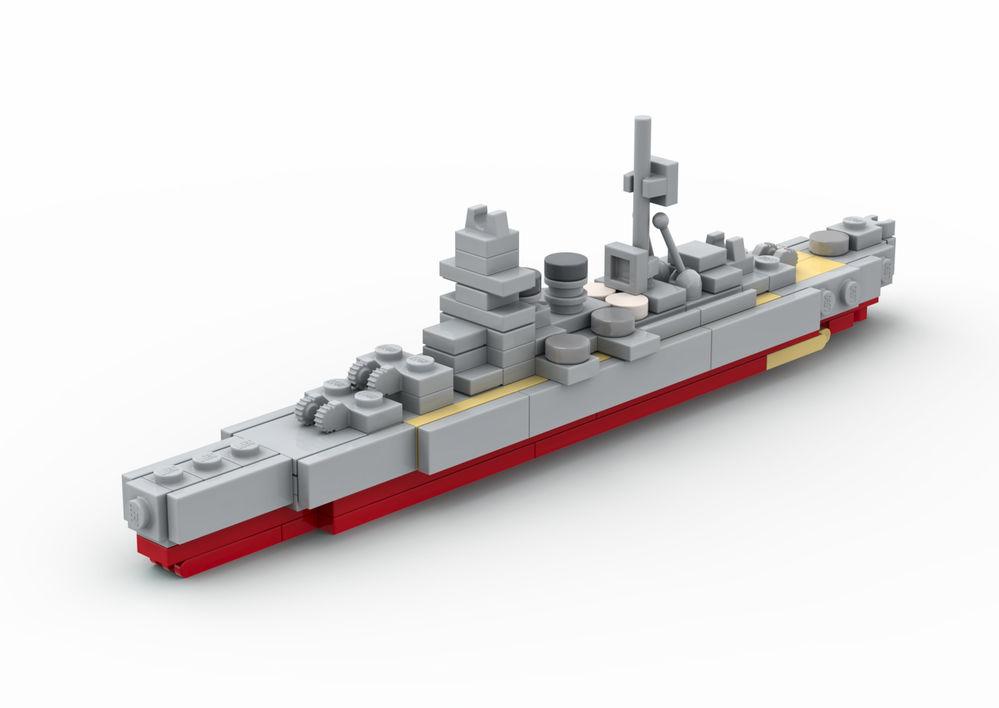 LEGO MOC HMS Repulse Battlecruiser by The Bobby Brix Channel ...