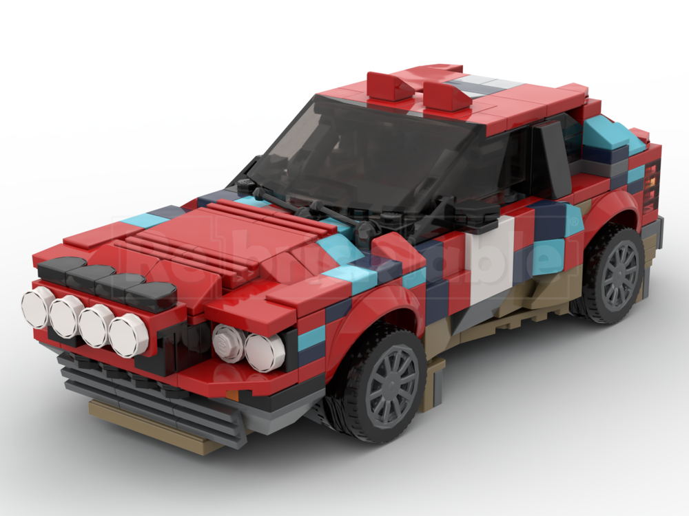 LEGO MOC Lancia Delta'89-Rally di SANREMO [Gravel spec] (LiTE