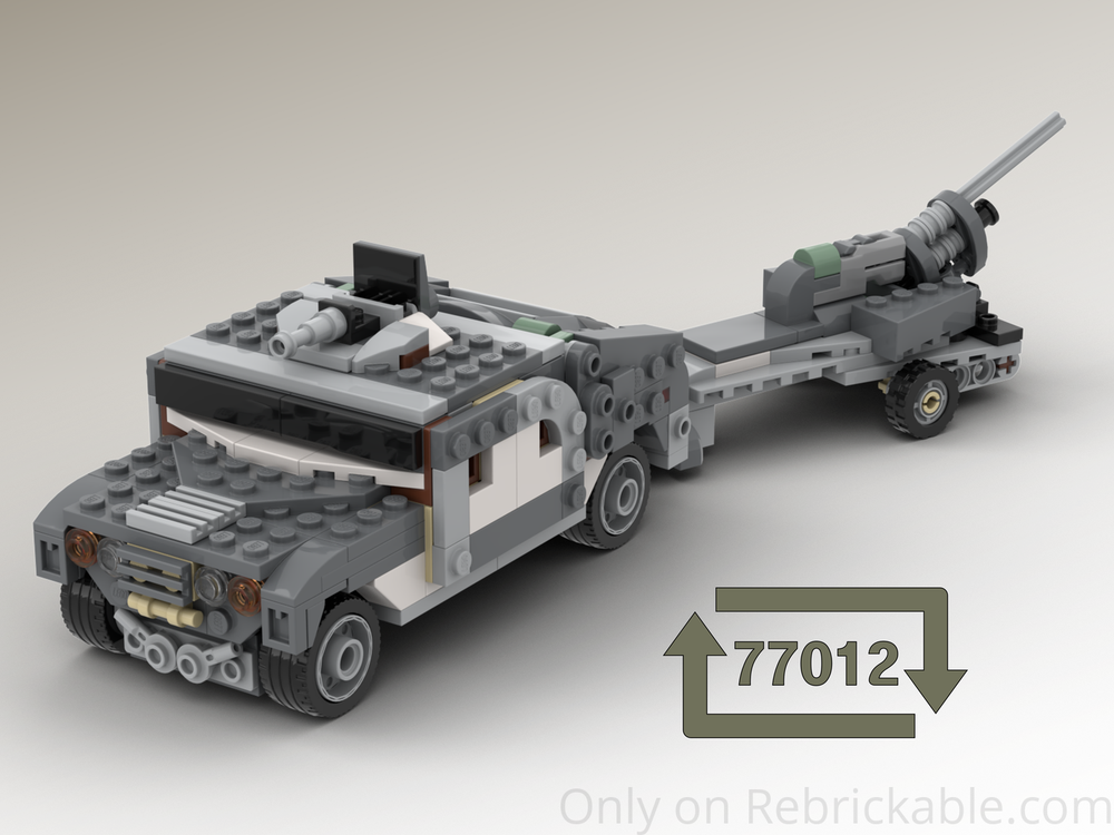 77012 Army Vehicle & Artillery