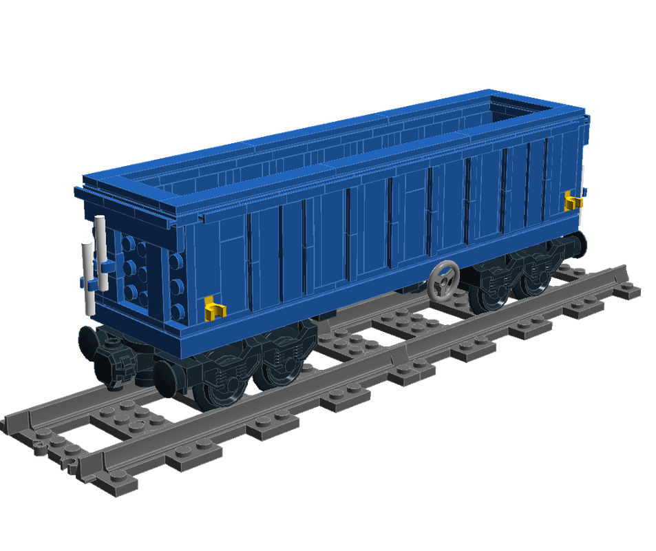 LEGO MOC PKP Cargo Coal carriage by MrCin | Rebrickable - Build