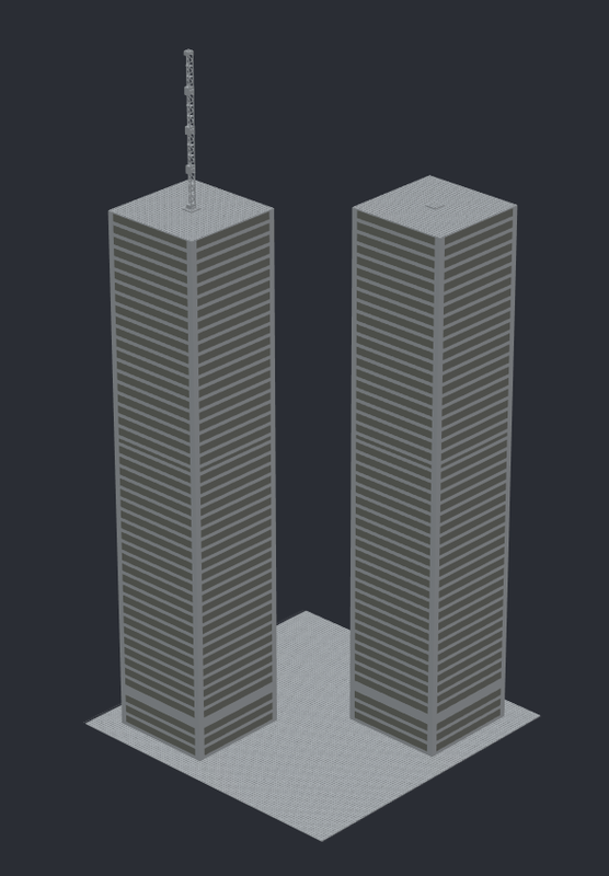 LEGO MOC Twin Towers by DarceVader | Rebrickable - Build with LEGO