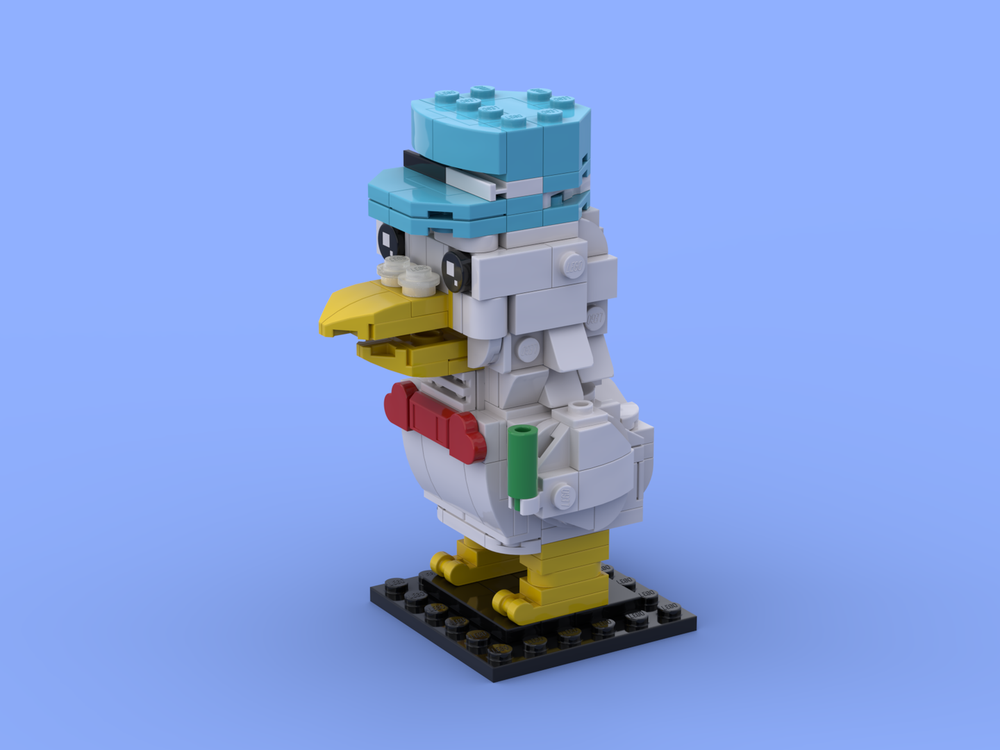 LEGO MOC Vlasic Pickles Stork Brickheadz by Penguins and plastic ...