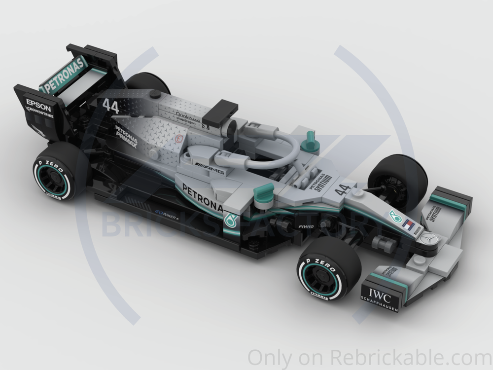 LEGO MOC F1 Mercedes W10 by Pit Lane Bricks Factory | Rebrickable ...