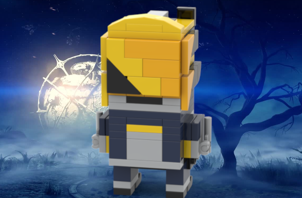 LEGO MOC Warframe Mesa BrickHead by goldengamer72 | Rebrickable - Build ...