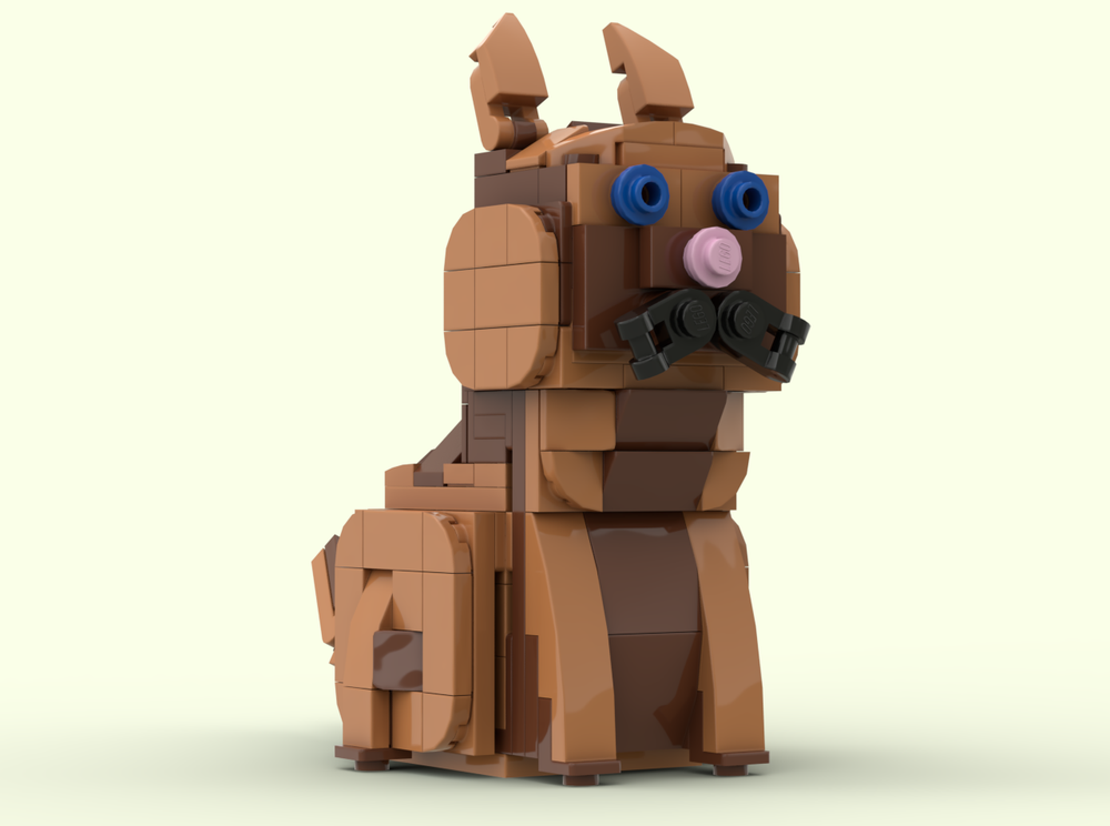 LEGO MOC-193186 Cat brown by klaxxonman | Rebrickable - Build with LEGO