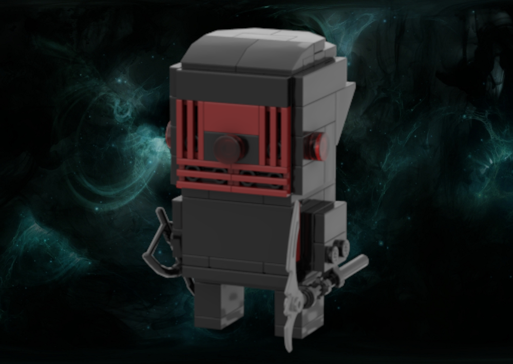 LEGO MOC Warframe Stalker BrickHead by goldengamer72 | Rebrickable ...