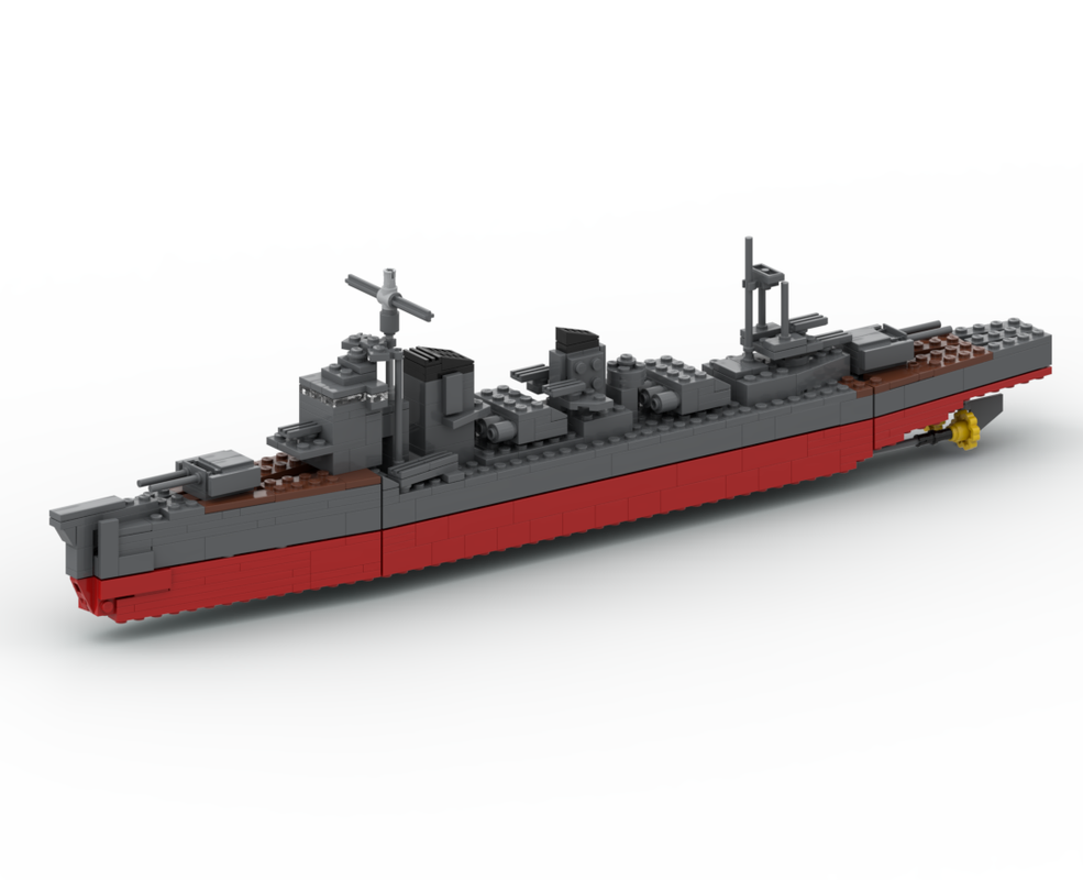 LEGO MOC Destroyer Yukikaze by YUKIRO | Rebrickable - Build with LEGO