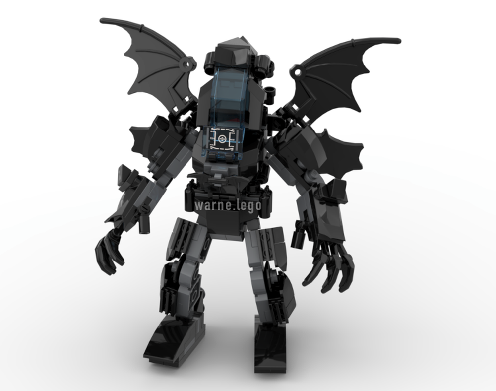 LEGO MOC Bat Mech 001 by Warne.lego | Rebrickable - Build with LEGO