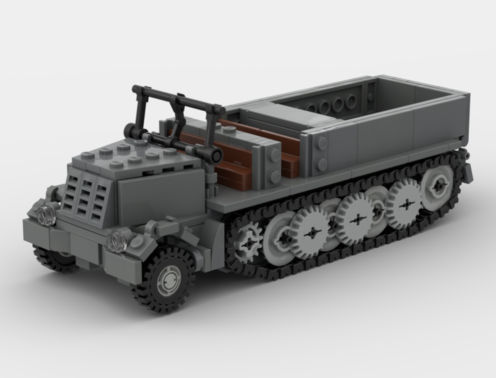 LEGO MOC LEGO ww2 Sdkfz 9 FAMO by Romainww2 | Rebrickable - Build with LEGO