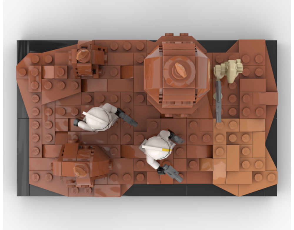 LEGO MOC Geonosis Diorama // MOC by Alolex1 | Rebrickable - Build with LEGO